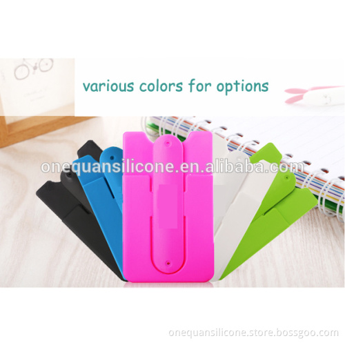 silicone 3M sticker adhesive smart phone pocket